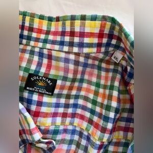 Maus & Hoffman 100% LINEN Button Down Shirt | Made in Italy | XXL